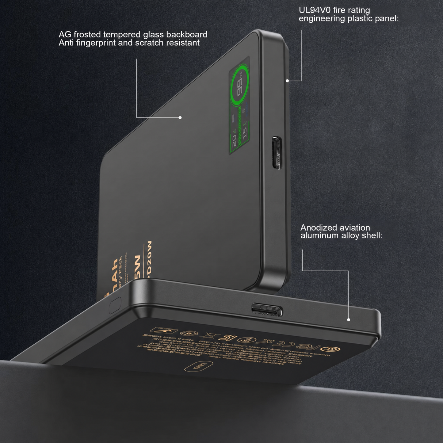 Q.Mag" - Wireless Magnetic Powerbank