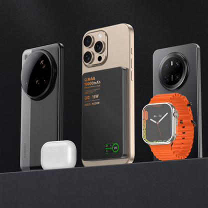 Q.Mag" - Wireless Magnetic Powerbank